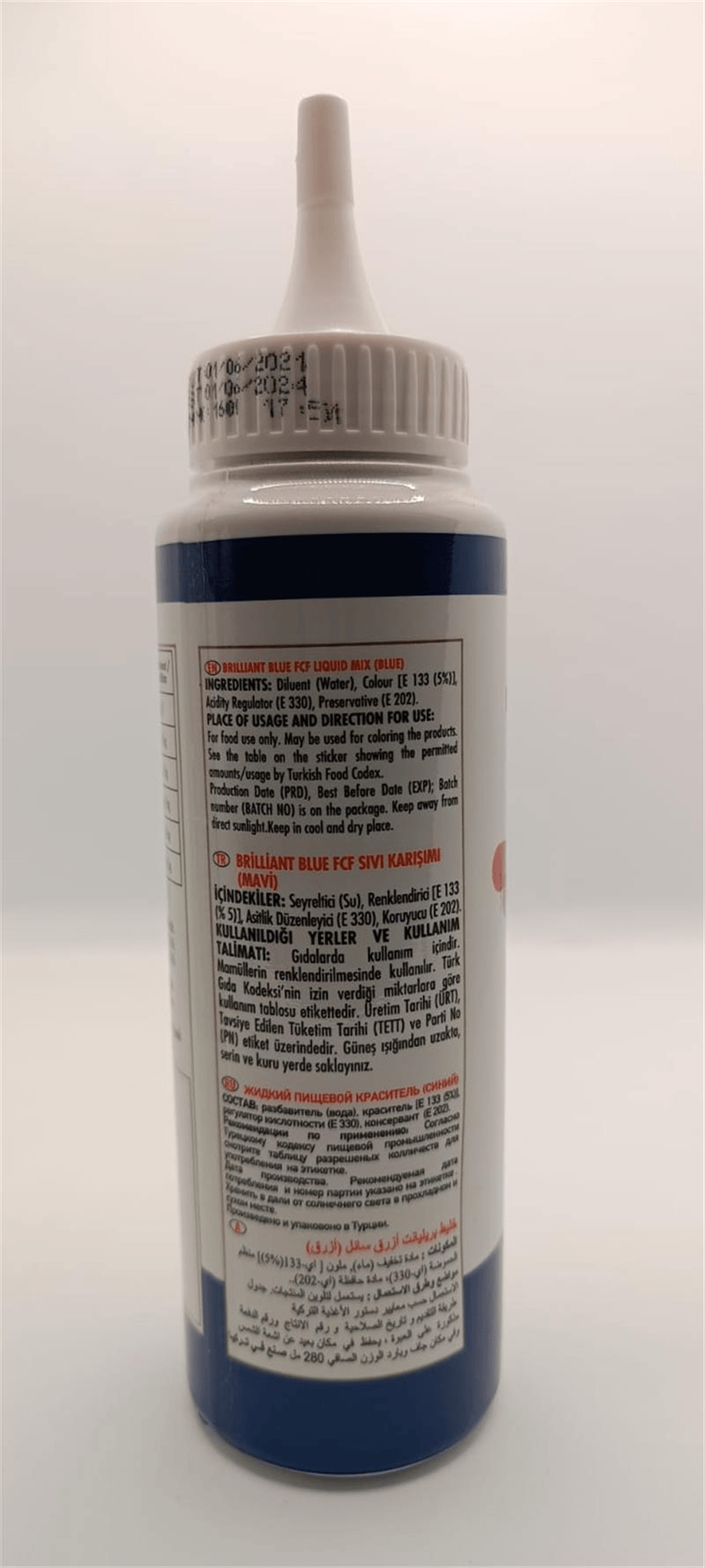 Fo Mavi Sıvı Gıda Renklendiricisi   (280 ML)