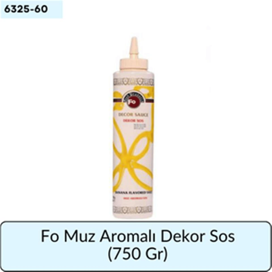 Fo Muz Aromalı Dekor Sos   (750 Gr)