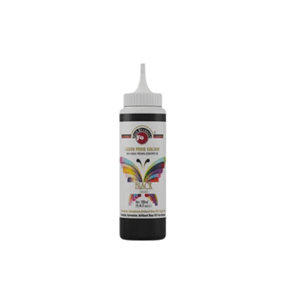 Fo Siyah Sıvı Gıda Renklendiricisi   (280 ML)
