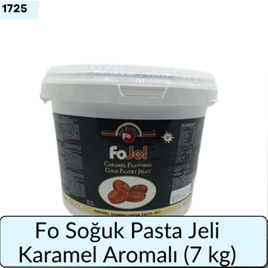 Fo Soğuk Pasta Jeli Karamel Aromalı   (7 Kg)