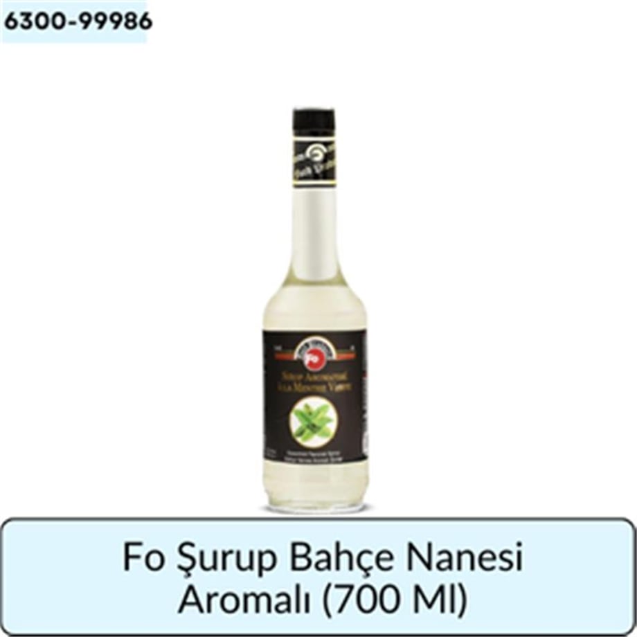 Fo Şurup Bahçe Nanesi Aromalı   (700 ml)