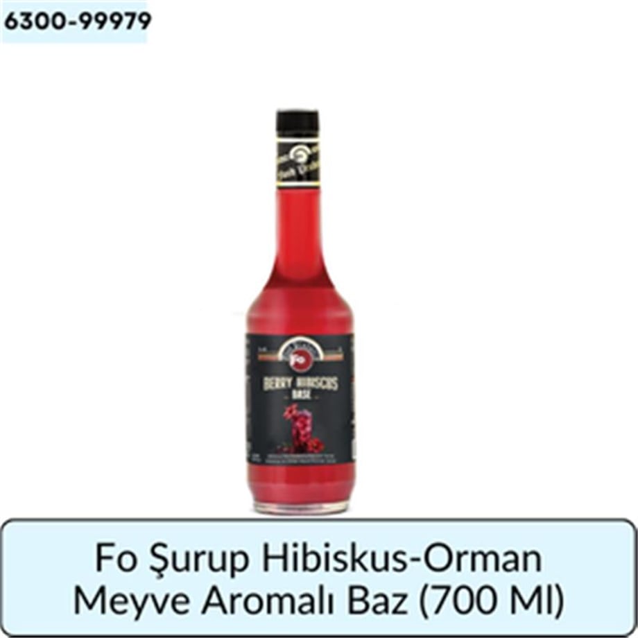 Fo Şurup Hibiskus Orman Meyvesi Ar. Baz   (700 ml)