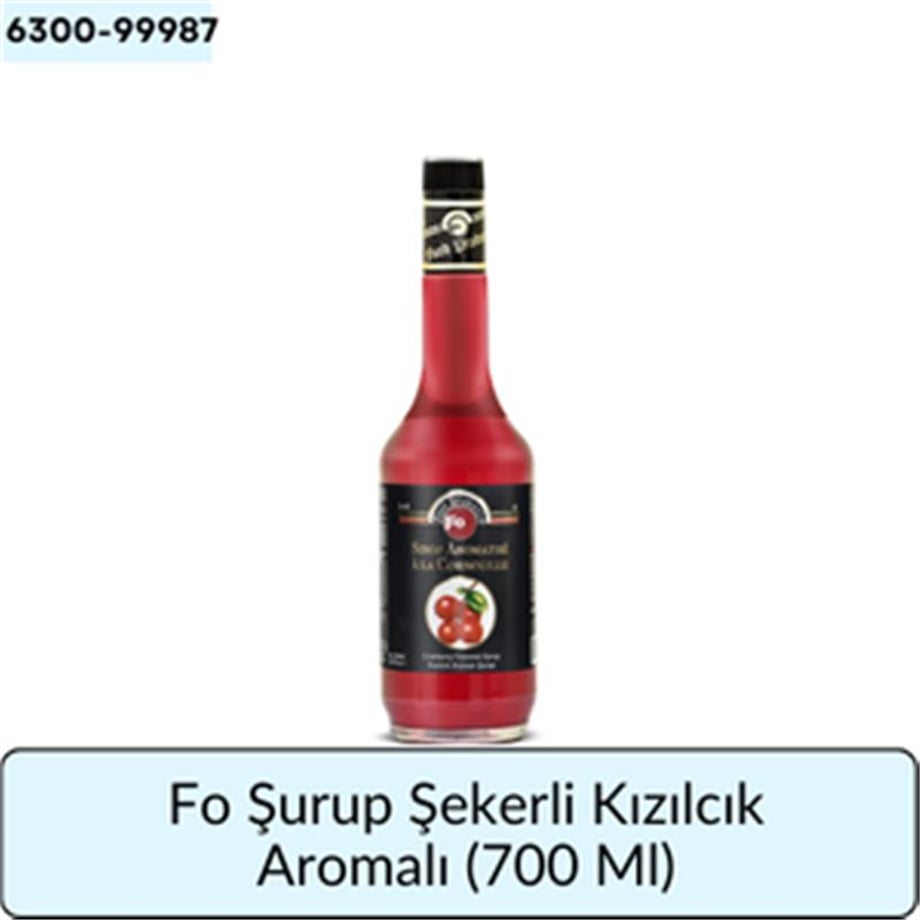 Fo Şurup Şekerli Kızılcık Aromalı   (700 ml)