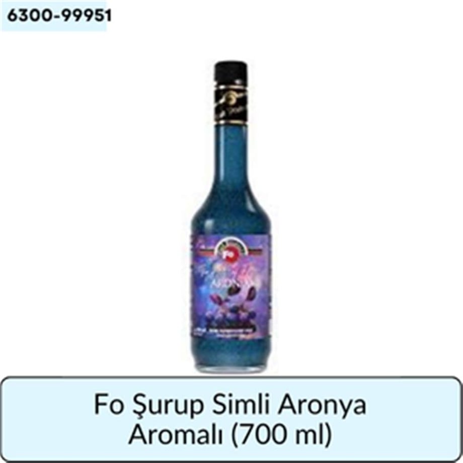 Fo Şurup Simli Aronya Aromalı   (700 ml)