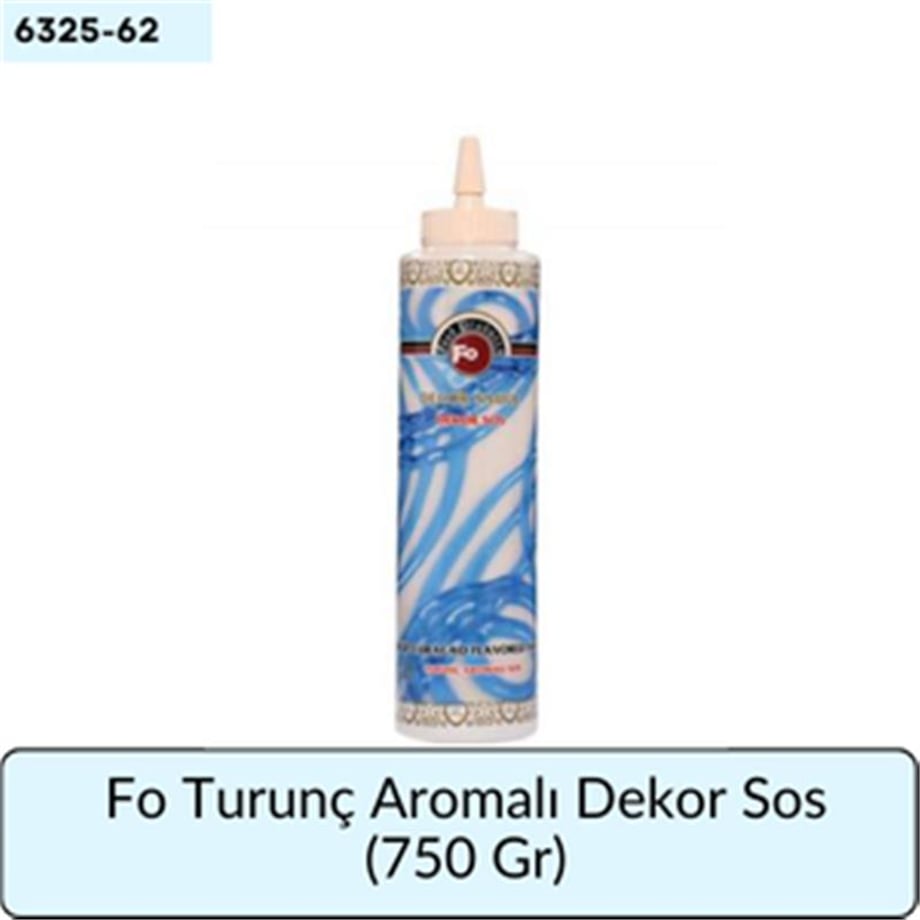 Fo Turunç Aromalı Dekor Sos   (750 Gr)