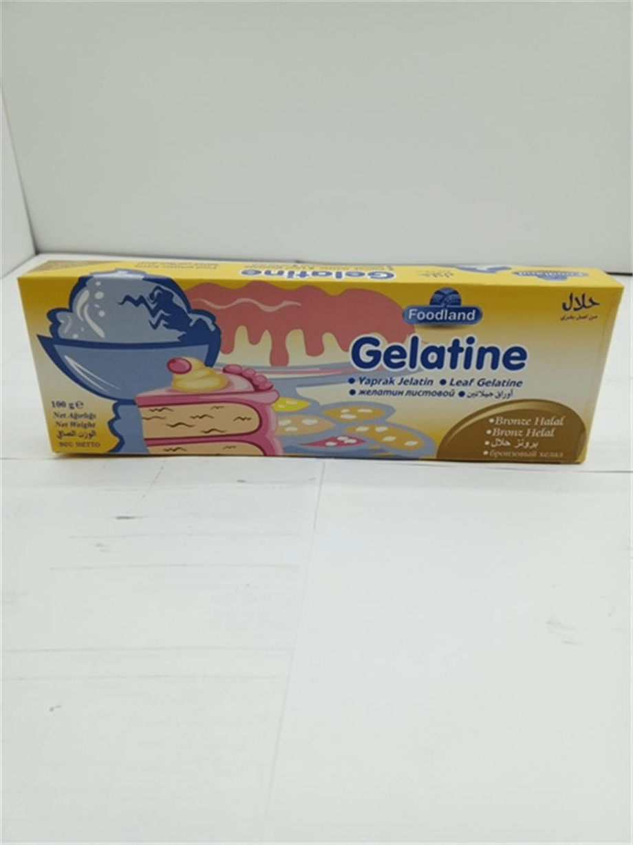 Foodland Yaprak Jelatin    (100 GR)
