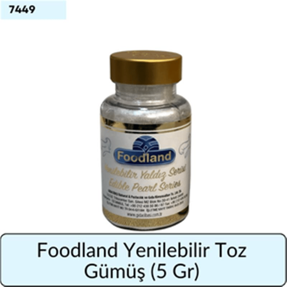 Foodland Yenilebilir Toz Gümüş   (5 GR)