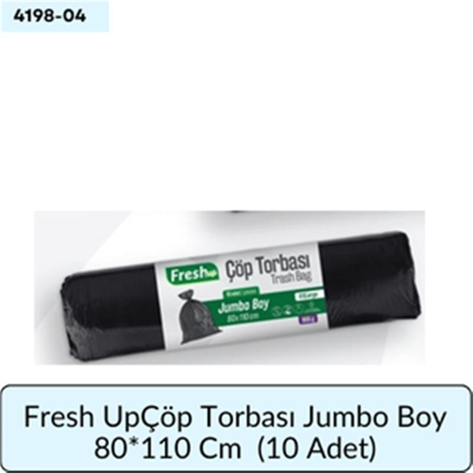 Fresh UpÇöp Torbası Jumbo Boy 80*110 Cm  (10 Adet)