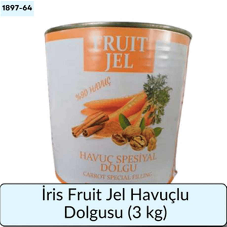 Fruıt jel Havuç Dolgu İris   (3 Kg)