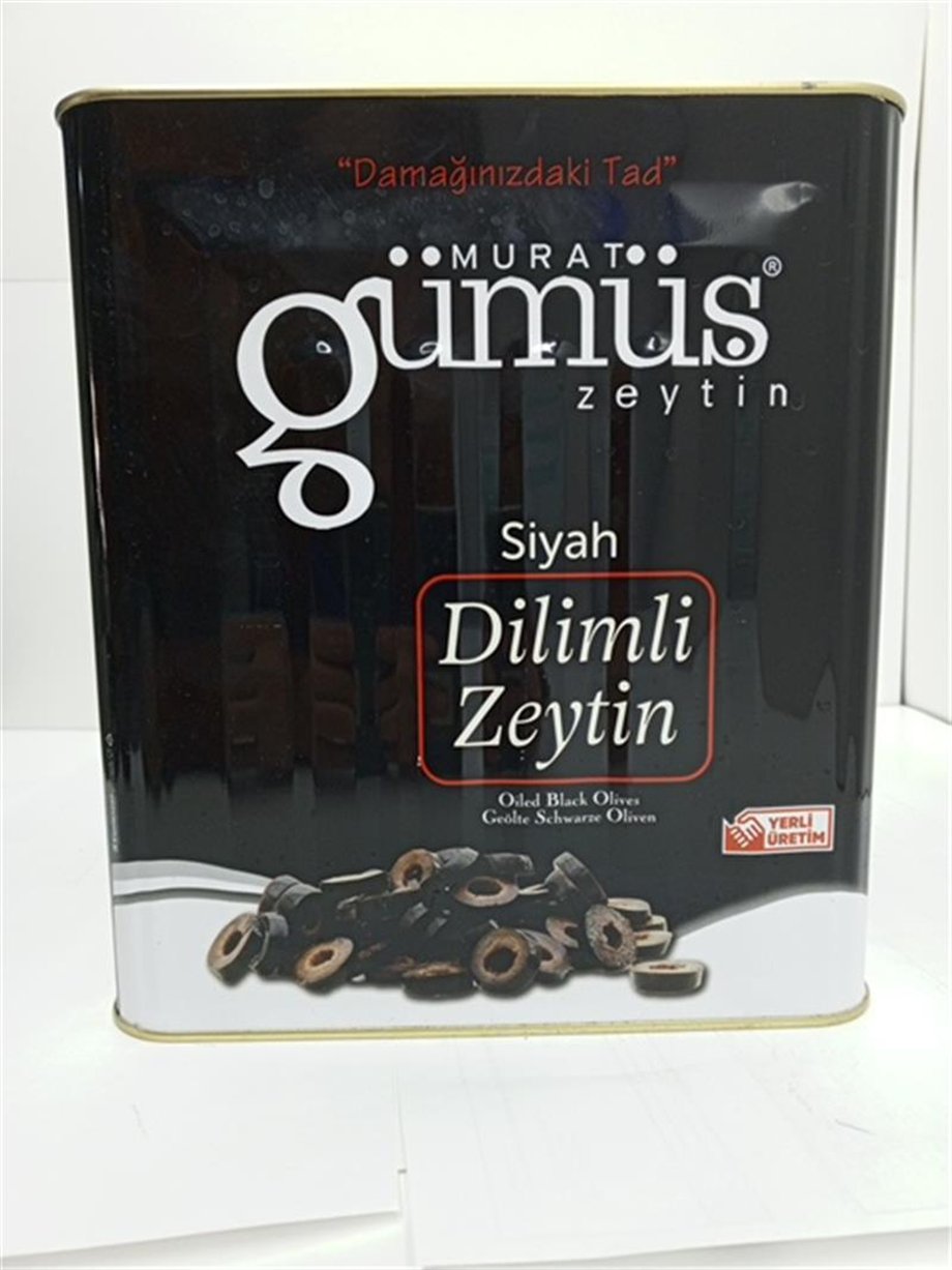 Gümüş Siyah Dilim Zeytin     (Net 7 kg)