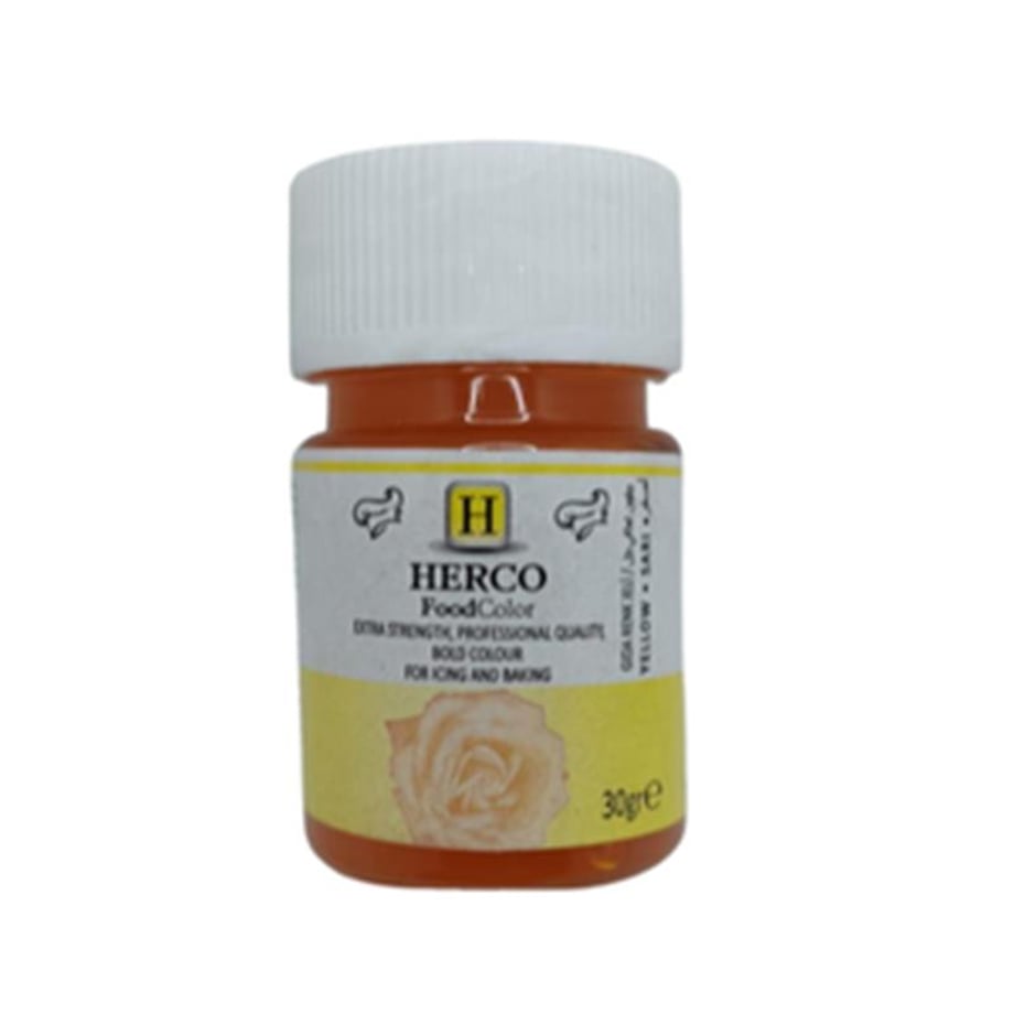 Herco Sarı Jel Gıda Boyası   (30 GR)