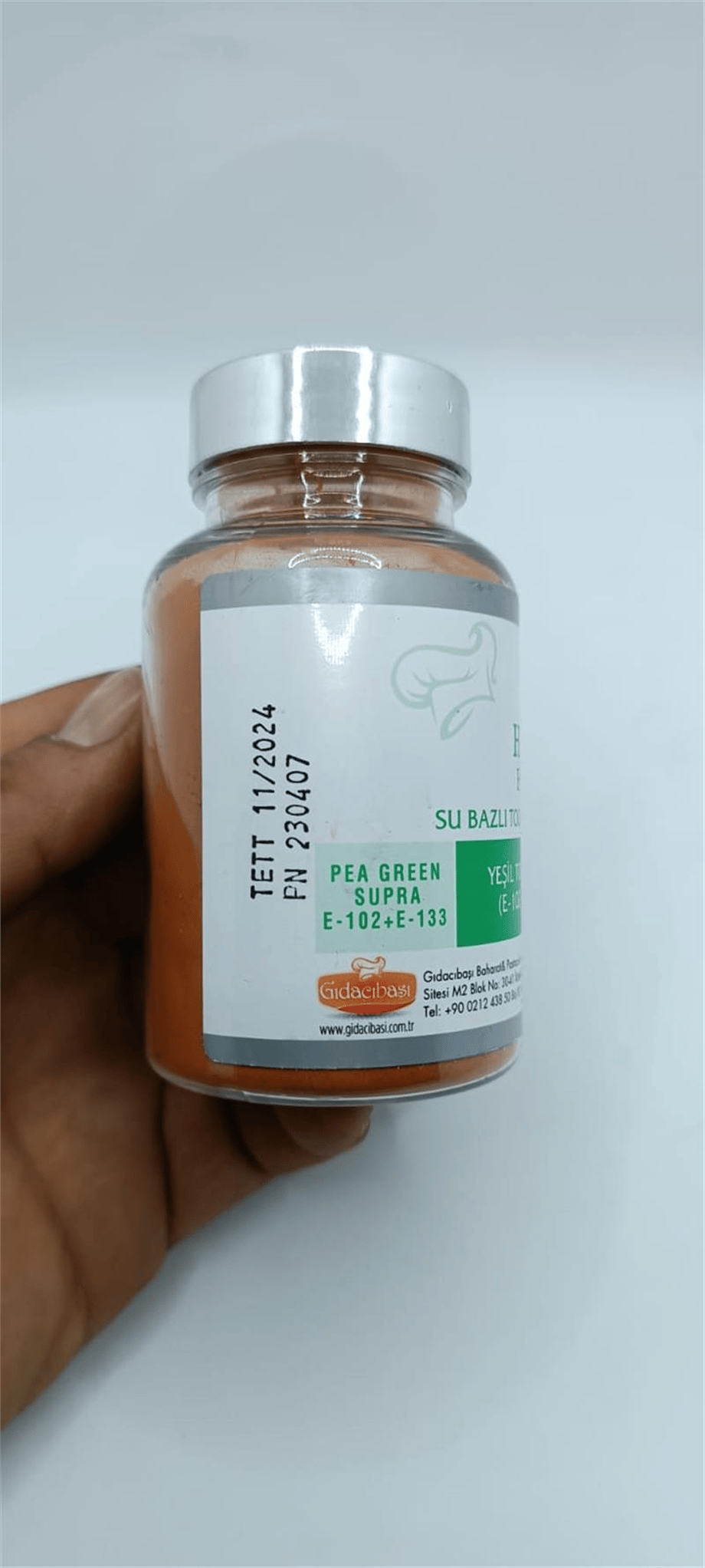 Herco Yeşil Su Bazlı Toz Gıda Boyası   (75 GR)