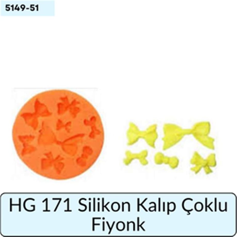 HG 171 SİLİKON KALIP ÇOKLU FİYONK