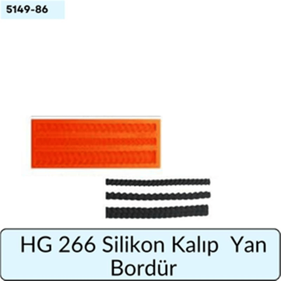 HG 266 SİLİKON KALIP YAN BORDÜR