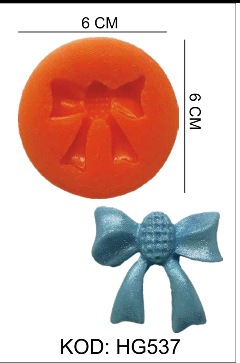 HG 537 SİLİKON KALIP TEKLİ FİYONK