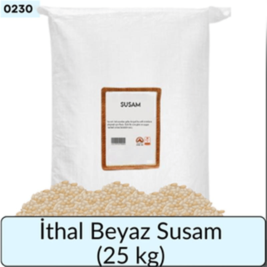 İthal Beyaz Susam   (25 Kg)