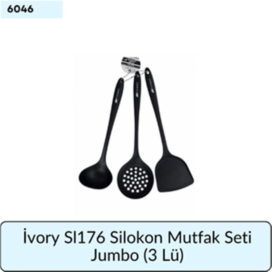 İvory Sl176 Silokon Mutfak Seti Jumbo   (3 Lü)