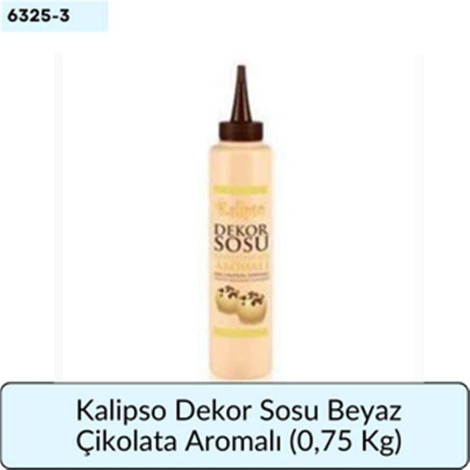 Kalipso Dekor Sosu Beyaz Çikolata Ar.  (0,75 Kg)