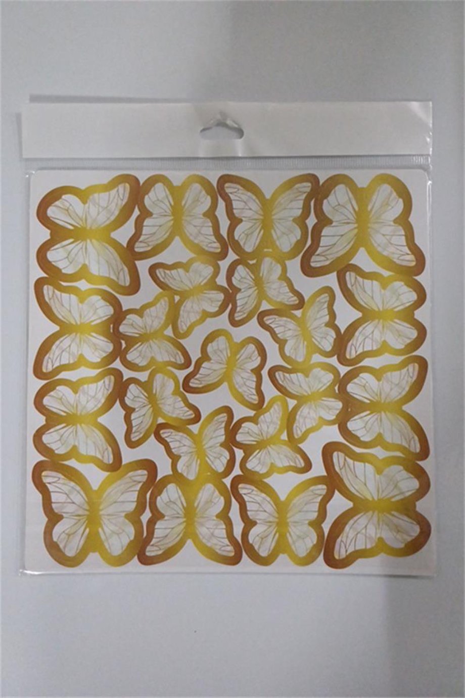 Kelebek Pasta Süsü Sarı   (126 Lı)