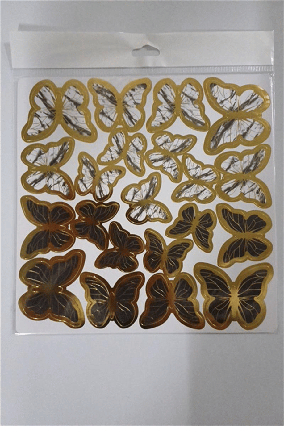 Kelebek Pasta Süsü Siyah   (126 Lı)