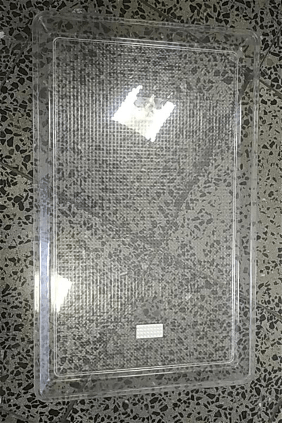 Kırılmaz Pasta Tepsisi Şeffaf   No:3 (32*22 Cm)