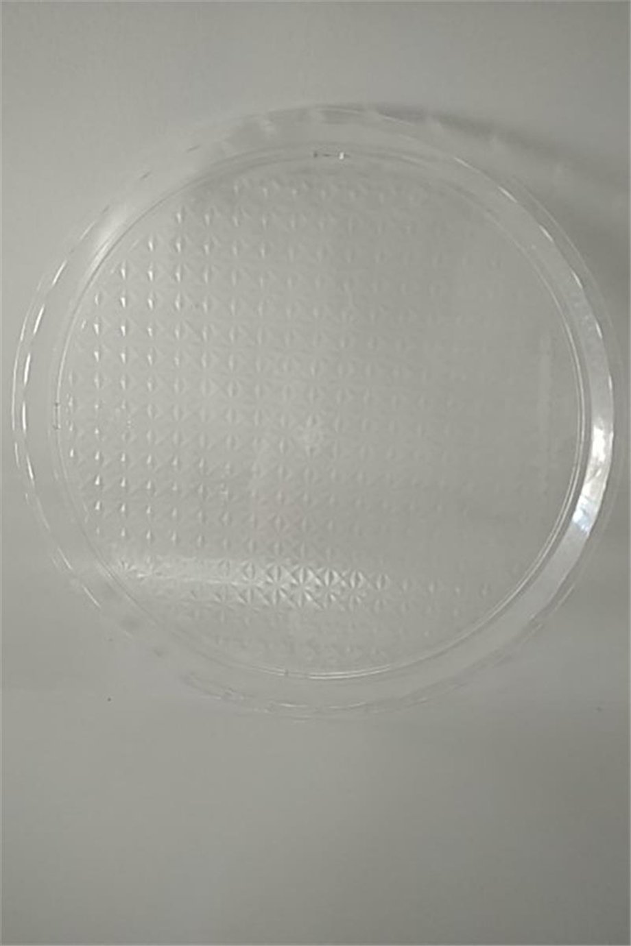 Kırılmaz Pasta Tepsisi Şeffaf Yuvarlak (35 Cm)