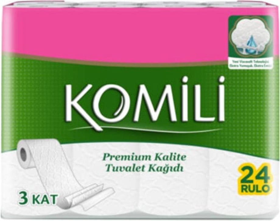 Komili Tuvalet Kağıdı 3 Katlı   (24 Adet)