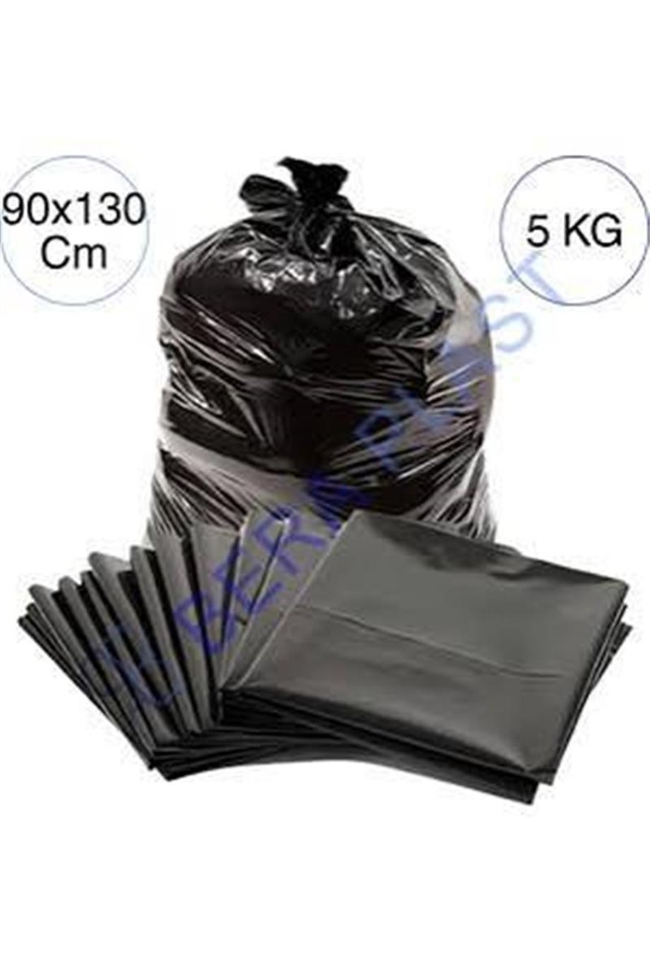 Konteyner Çöp Torbası 600 Gr Siyah 90*125 (10 Ad)
