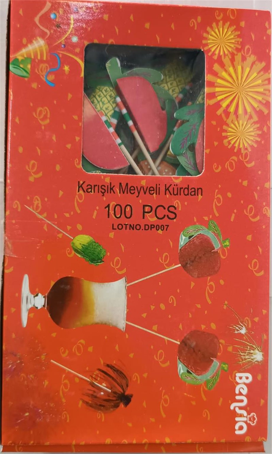 Kürdan Süs ŞEMSİYE (100 adet)