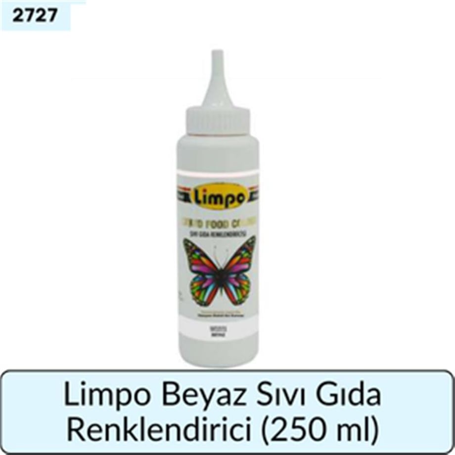 Limpo Beyaz Sıvı Gıda Renklendiricisi   (250 Ml)