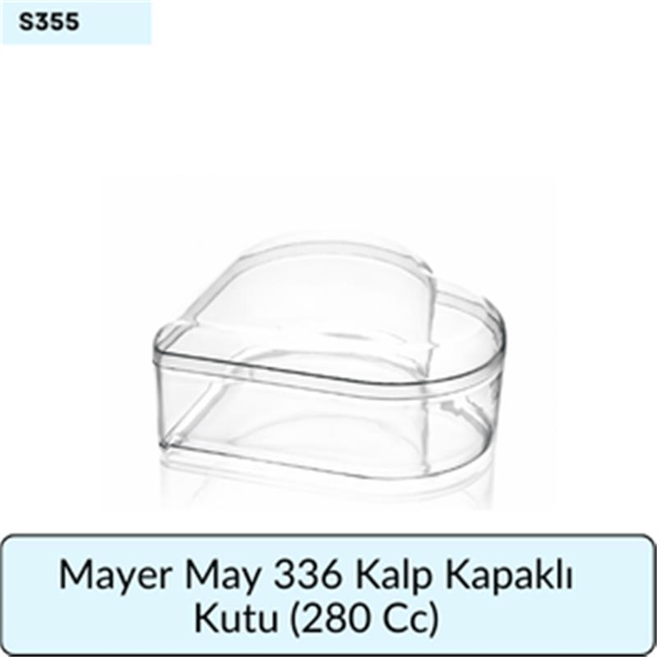 Mayer May 336 Kalp Kapaklı Kutu   (280 Cc)