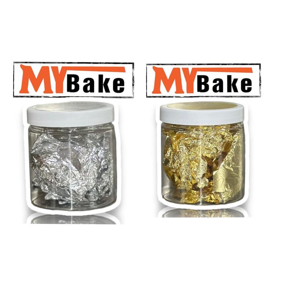 My Bake Gümüş İmitasyon Varak 16*16   (8 Yaprak)