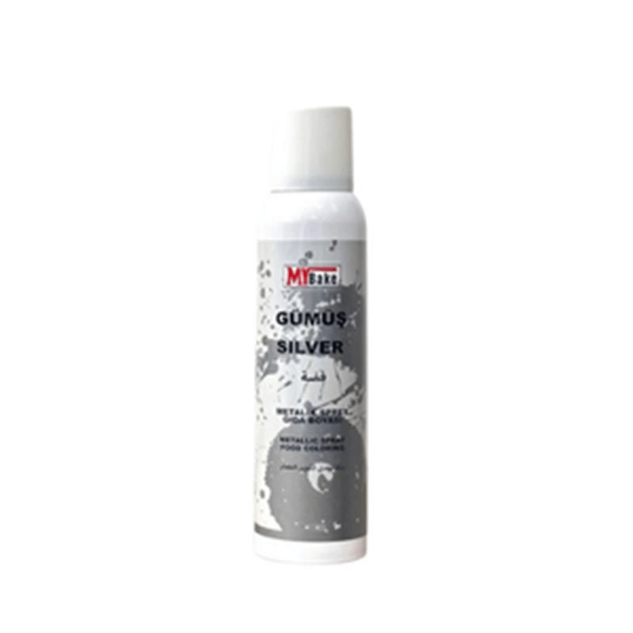 My Bake Gümüş Sprey Boya   (250 ML)