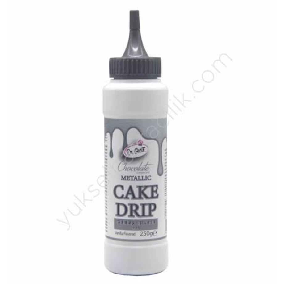 My Bake Metalik Gümüş Cake Drip   (250 gr)