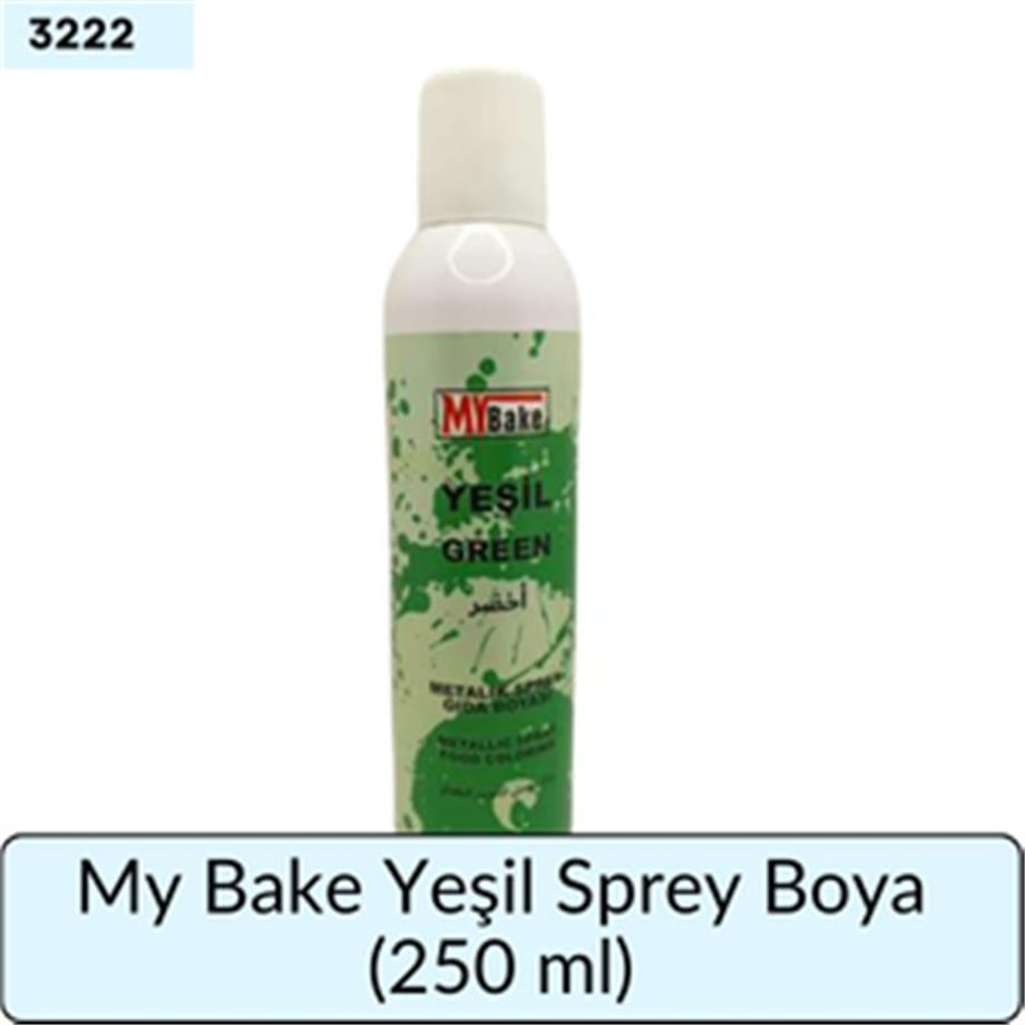 My Bake Yeşil Sprey Boya   (250 ML)