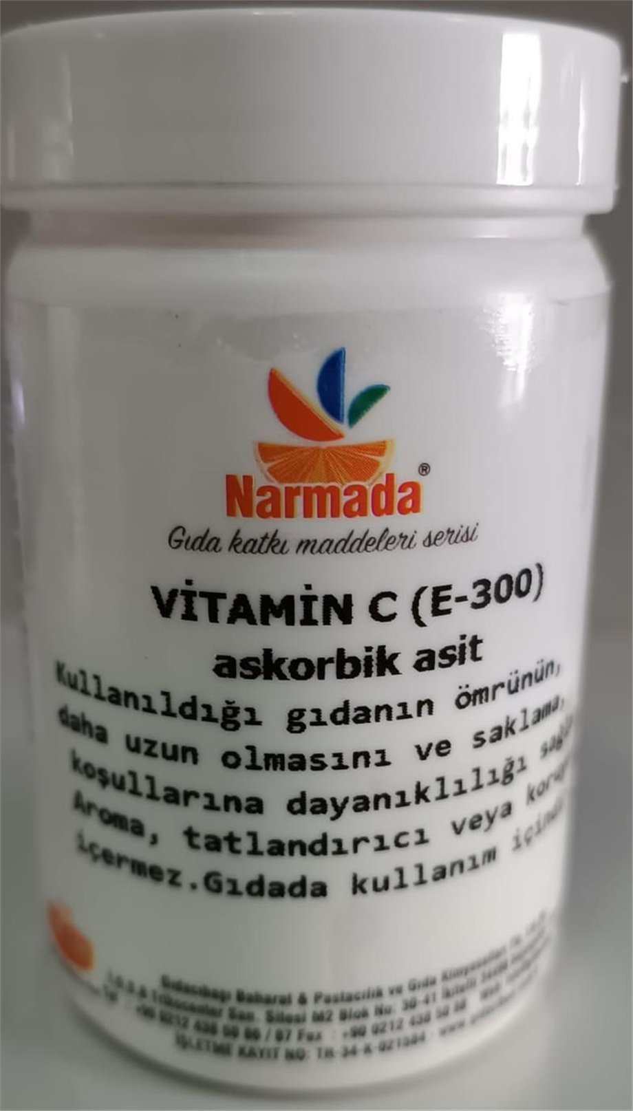 Narmada Ascorbic Acid C Vitamini   (100 GR)