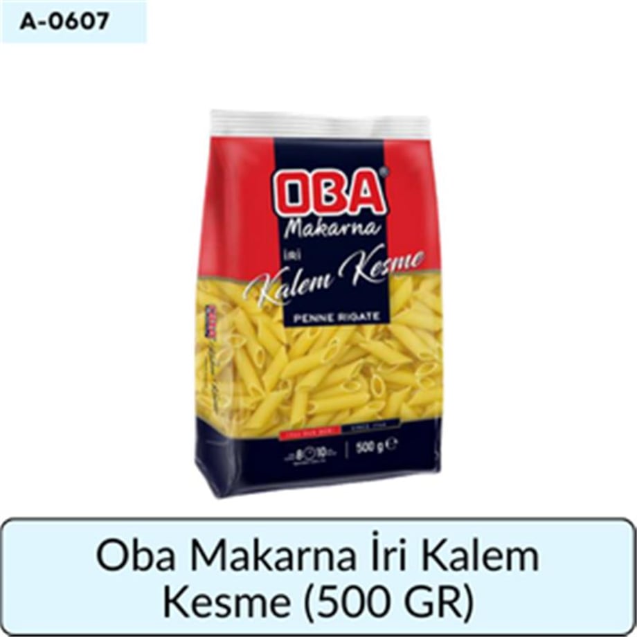 Oba Makarna İri Kalem Kesme   (500 Gr)