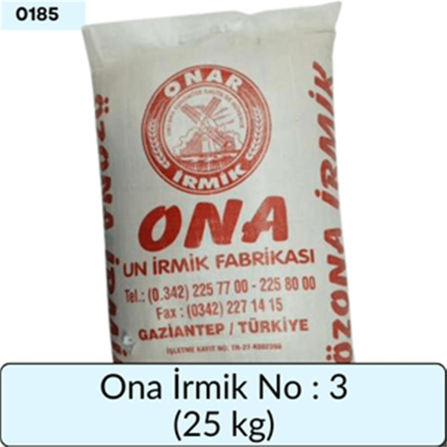 Ona İrmik No 3   (25 Kg)
