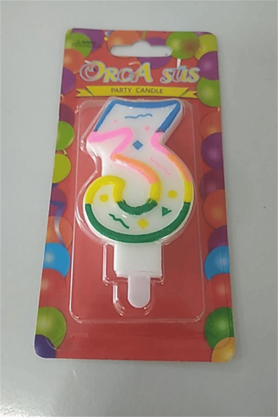 Orca Rakamlı Mum No: 3