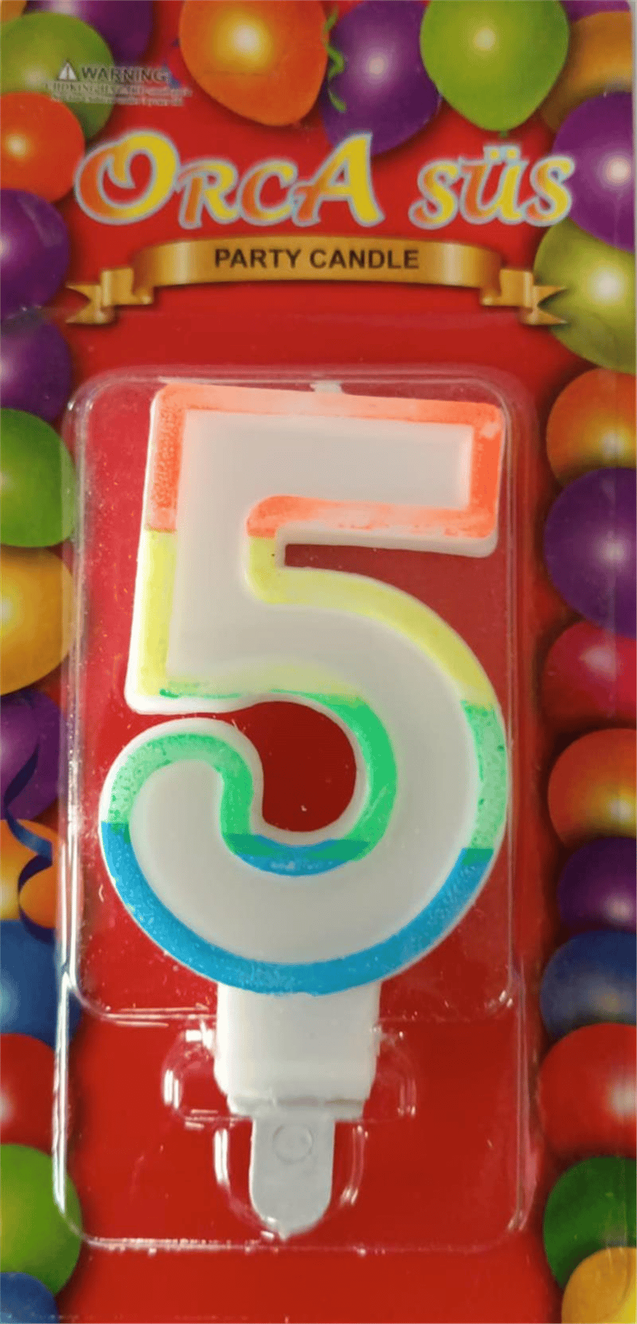 Orca Rakamlı Mum No: 5
