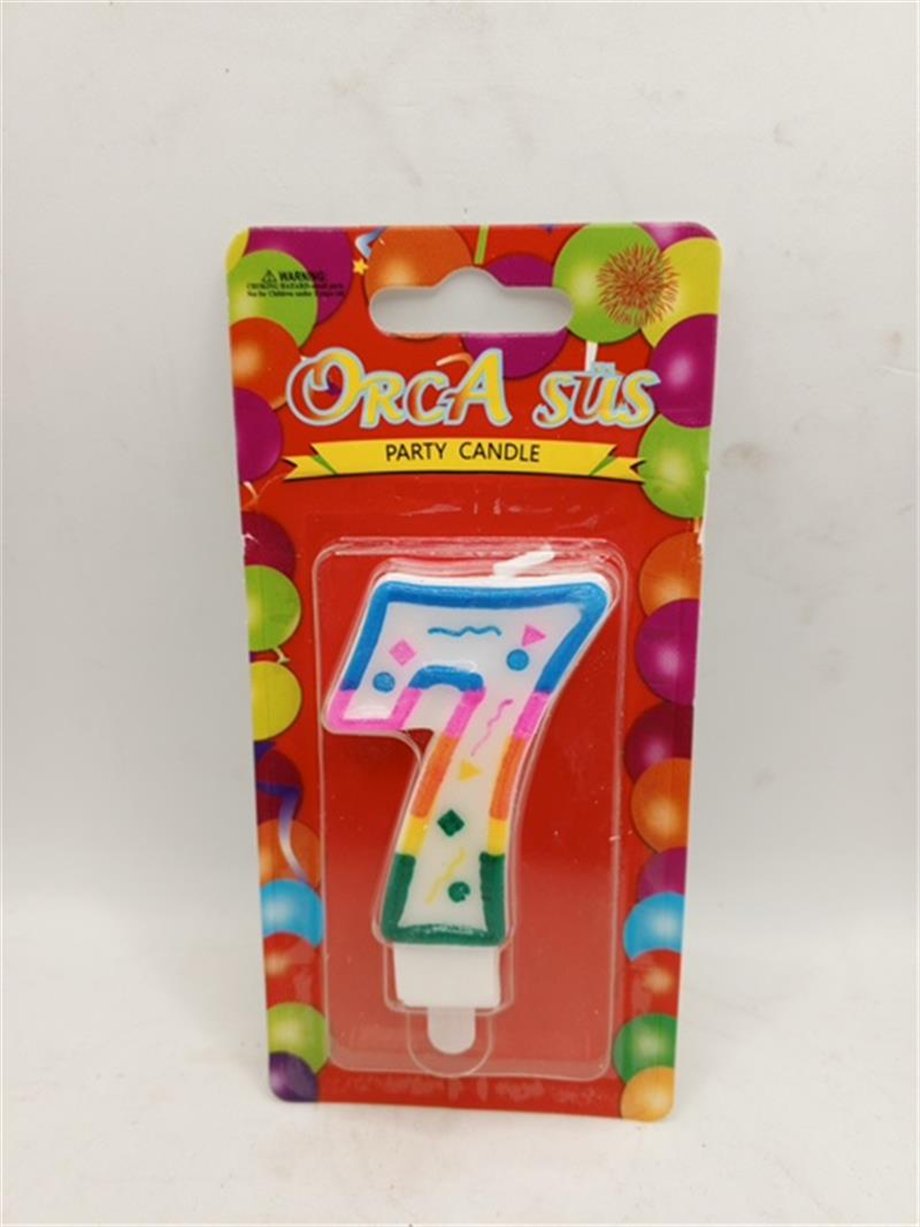 Orca Rakamlı Mum No: 7