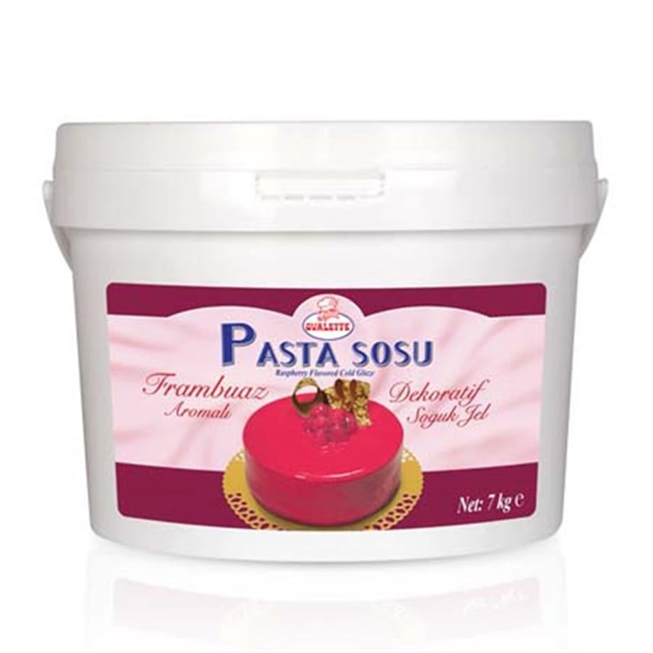 Ovlt. Soğuk Pasta Jeli Frambuaz Aromalı     (7 Kg)