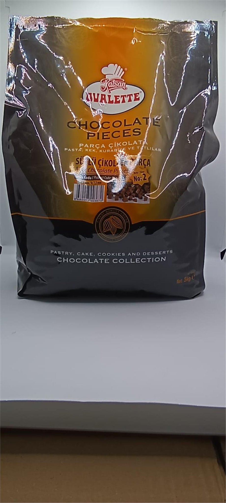 Ovlt. Parça Çikolata Sütlü No:2   (5 kg)