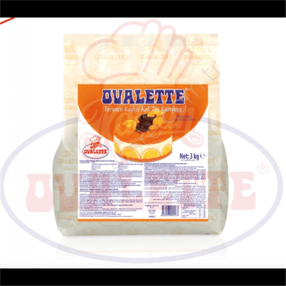 Ovlt. Kadife Kek Toz Karışımı Turuncu   (3 Kg)