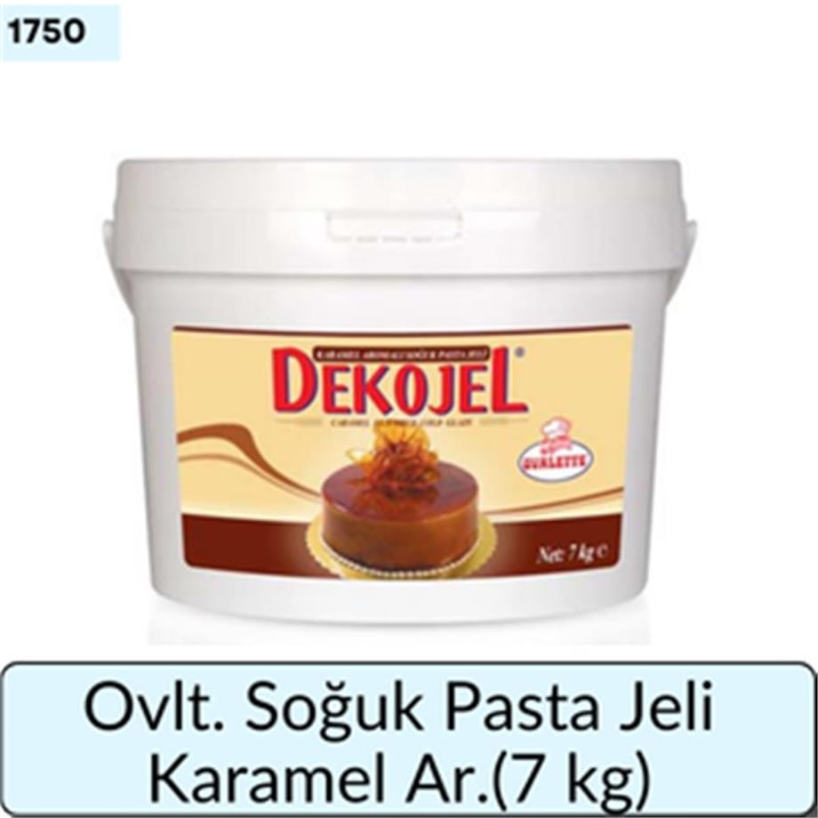 Ovlt. Soğuk Pasta Jeli Karamel Aromalı     (7 Kg)