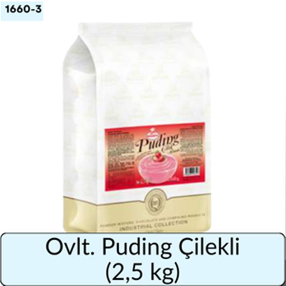 Ovlt. Puding Çilekli   (2,5 Kg)