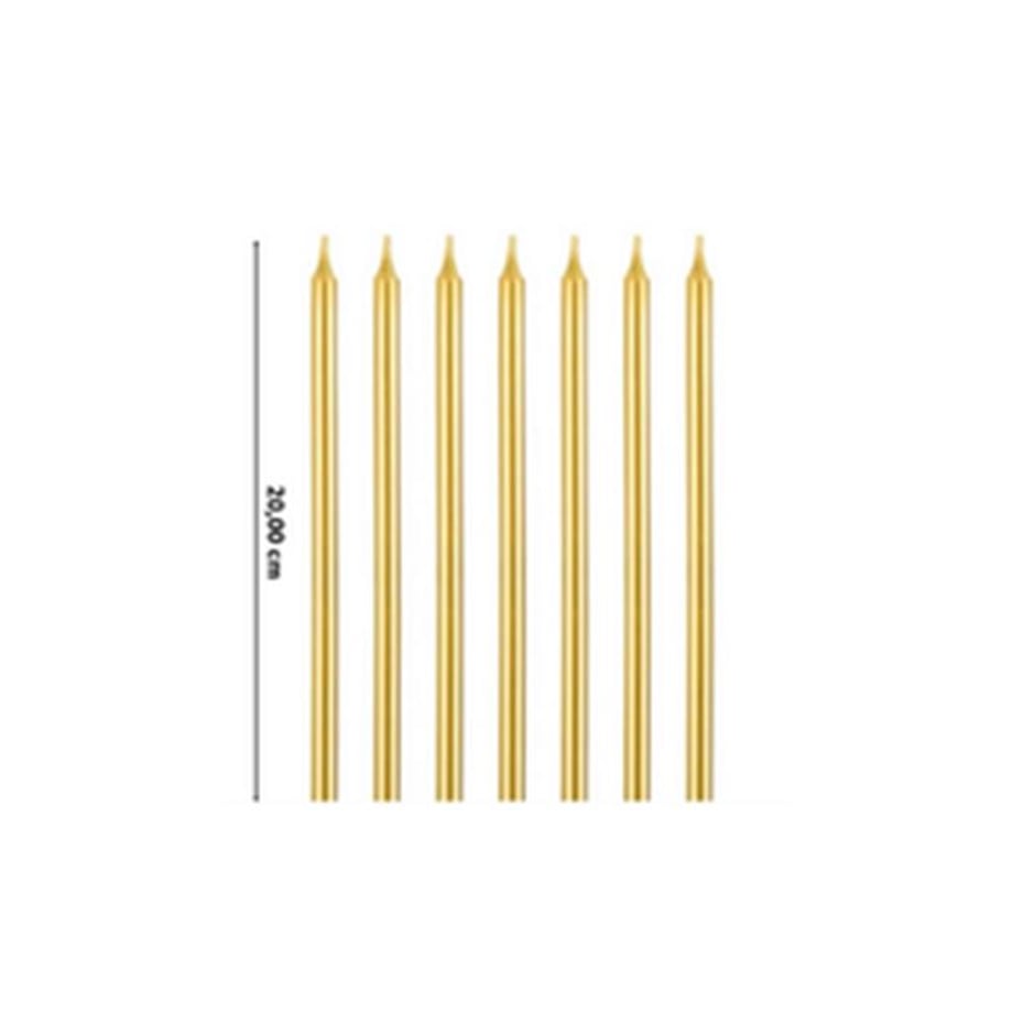 Pasta Mumu Altın 20 Cm   (6 Lı)