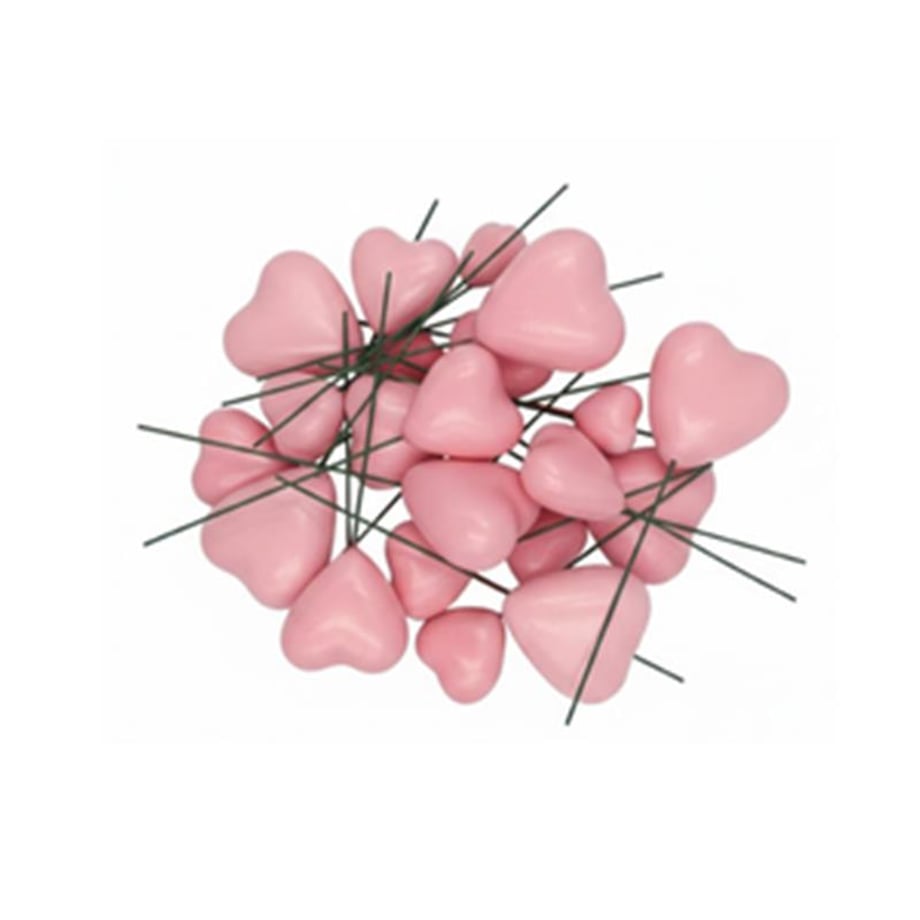 Pasta Üstü Kalp Süs Açık Pembe