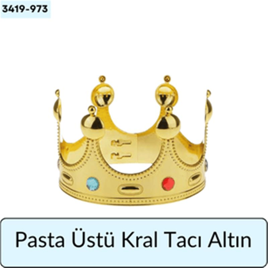 Pasta Üstü Kral Tacı Altın