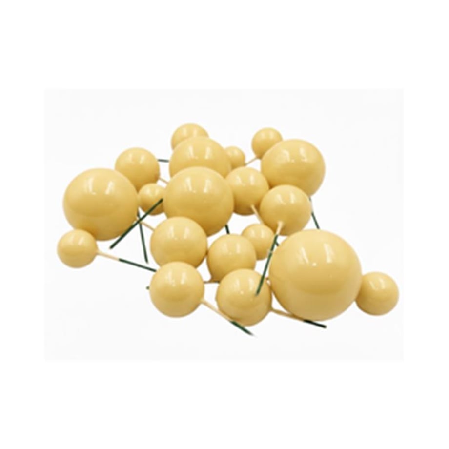 Pasta Üstü Top Süs Sarı
